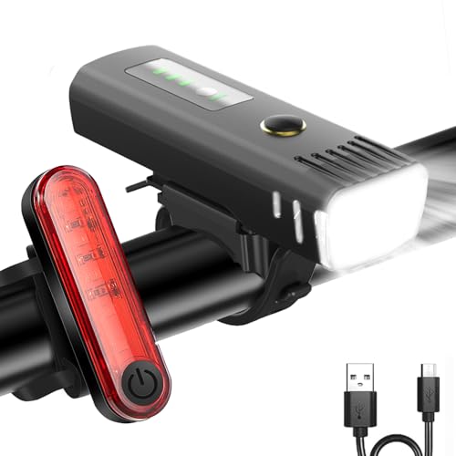 Tatopa Fahrradlicht Led Set Fahrradlichter | USB Wiederaufladbare...