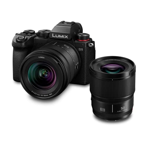 Panasonic LUMIX S DC-S5KCE-EG, Vollformatkamera, Allround-Set mit...