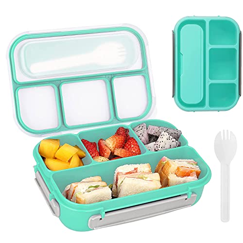Brotdose,Kinder Lunchbox,Bento Box mit Fächern,Auslaufsicher...