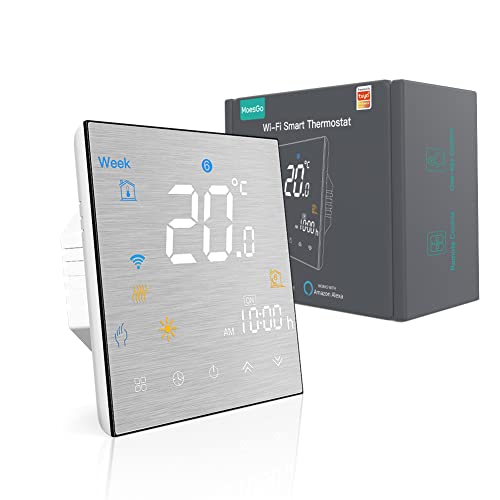 MoesGo WLAN Smart Thermostat für Wasser Fußbodenheizung...
