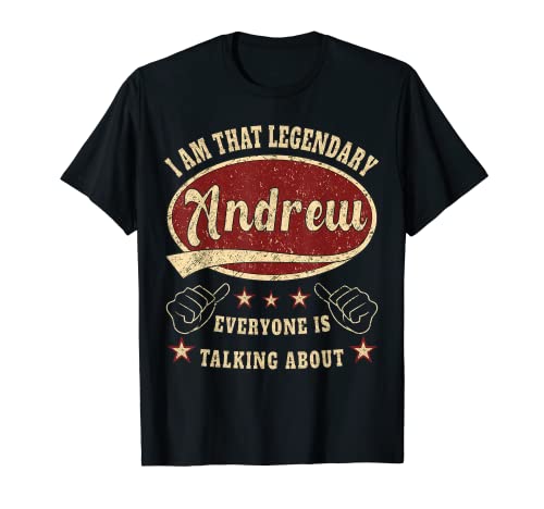 Herren Andrew i am that legendary Andrew T-Shirt