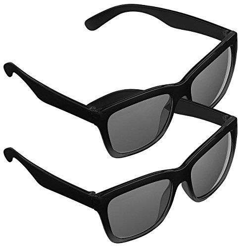PEARL Sonnenbrille Herren: 2er-Set Sonnenbrillen im Retro-Look,...