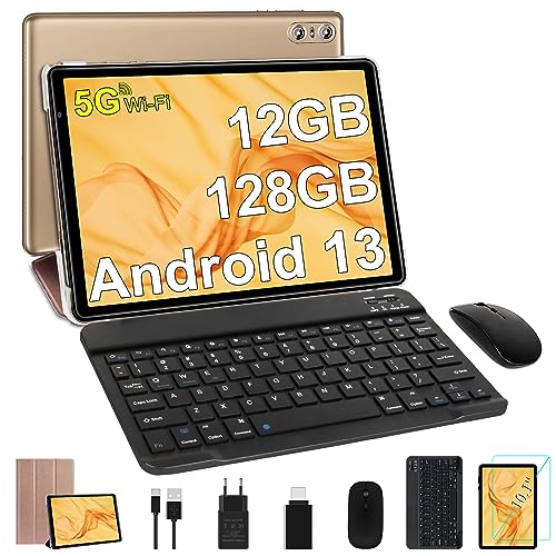 SEBBE Tablet 10 Zoll Android 13 PC 12GB RAM + 128GB ROM (1TB TF)...