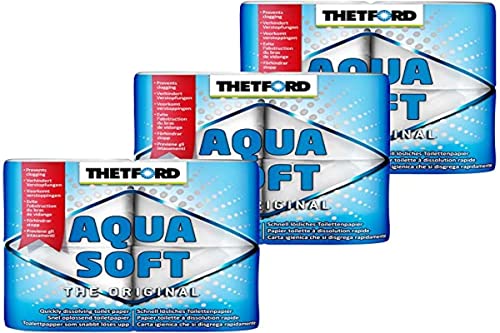 Thetford 3X Camping Toilettenpapier Aqua Soft