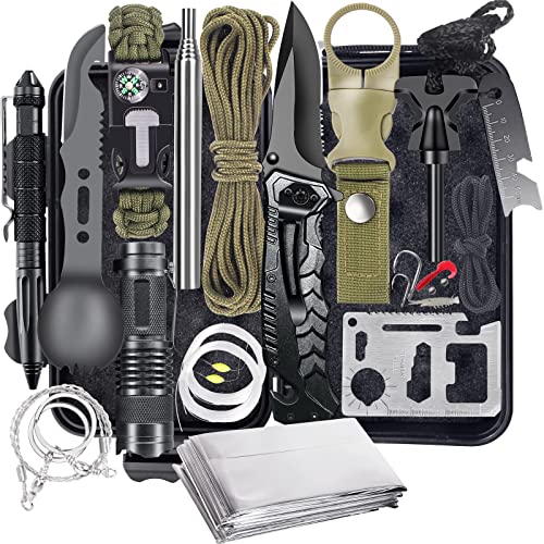 Survival Kit, Outdoor Survival Kit, Militär Notfall Ausrüstung...