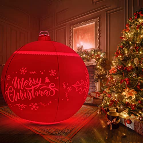 KENANLAN Aufblasbare Weihnachtskugel, Beleuchteter PVC...