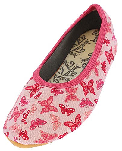 Beck Mädchen Papillon Gymnastikschuhe, Pink, 27 EU