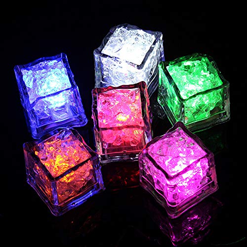 12 stücke Party Dekorative LED Eiswürfel Licht Multicolor...