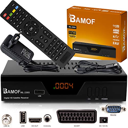 hd-line Bamof 2305 Digital Satelliten Sat Receiver - (HDTV,...