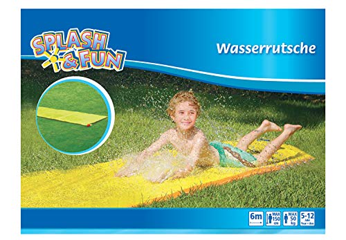 The Toy Company 0018484 Splash & Fun Wasserrutsche, gelb, ca. 600...