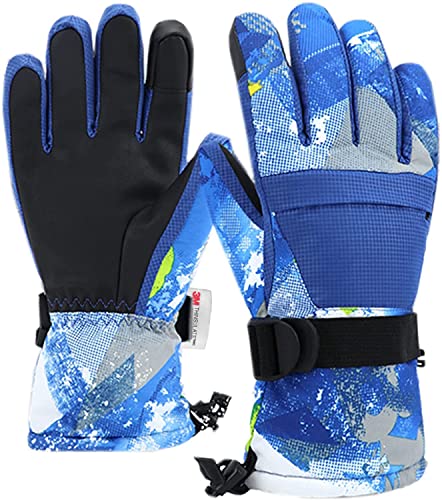 7-Mi Winter Handschuhe,Kinder Touchscreen Schnee Fäustlinge...
