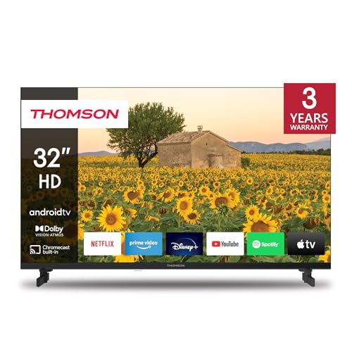 Thomson 32 Zoll (80 cm) HD Fernseher Smart Android TV (WLAN,...