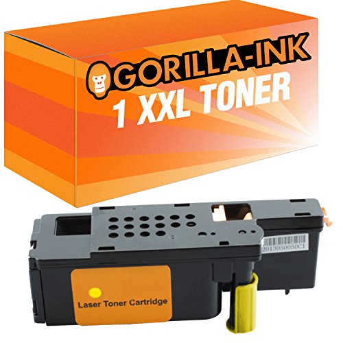 Gorilla-Ink 1x Laser-Toner XXL kompatibel mit Dell E525 Gelb E525...