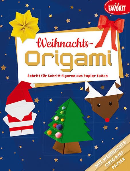 Weihnachts-Origami: Schritt für Schritt Figuren aus Papier...