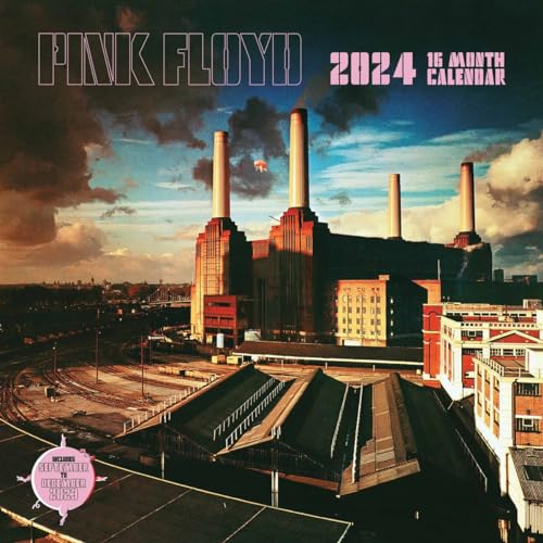 Pink Floyd – Offizieller Kalender 2024 – 16-Monatskalender:...