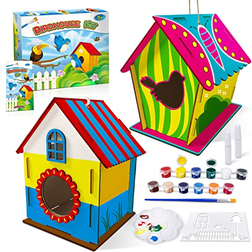 Heyzeibo Vogelhaus Bausatz Handwerk für Kinder - DIY Set 2...