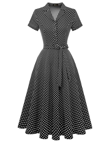 Wedtrend Vintage Cocktailkleider Damen 50er Jahre Mode Kleider...