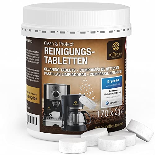 Coffeeano 170 Reinigungstabletten für Kaffeevollautomaten und...