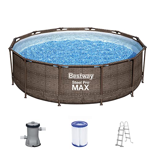 Bestway Steel Pro MAX Frame Pool-Set mit Filterpumpe Ø 366 x 100...