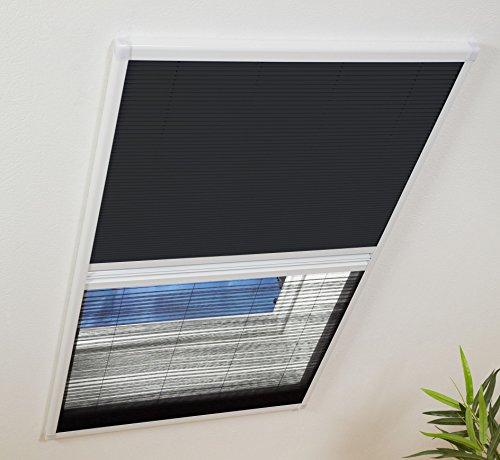 Kombi Dachfenster Plissee mit Sonnenschutz 110x160cm braun...