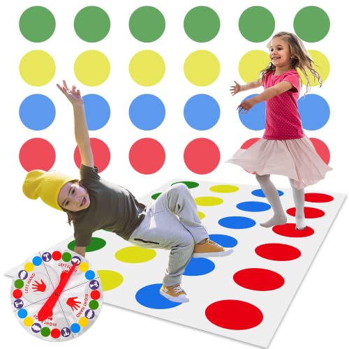 WUGU Twister Spiel für Kinder & Erwachsen, Kindergeburtstag...