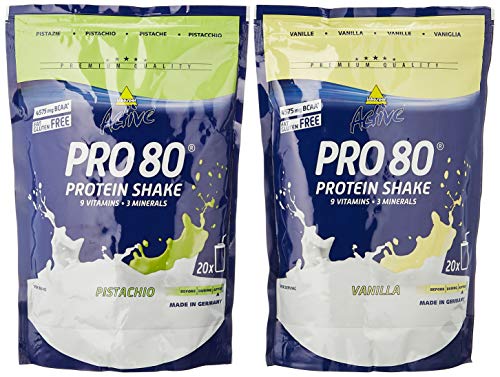 Inkospor Active Proteinshake Pro 80 Beutel 2er Mix Pack (2 x 500...