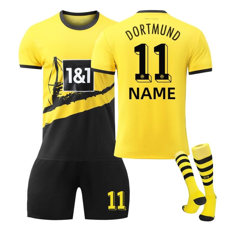 Personalised Dortmund Football Trikot Children Adults Shirt &...