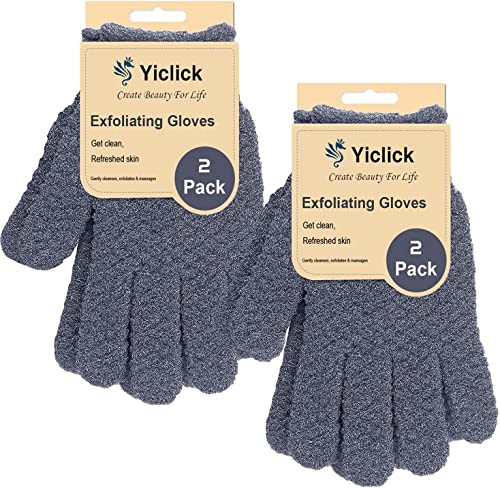 Yiclick 4 Stück Peelinghandschuh Peeling Handschuhe -...