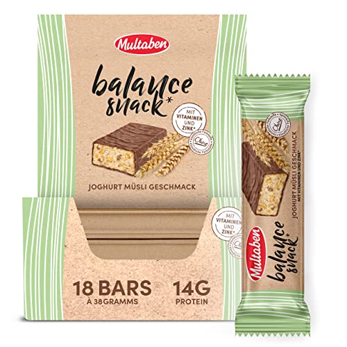 Multaben Balance Snack Joghurt-Müsli Energieriegel, Energy Bar...