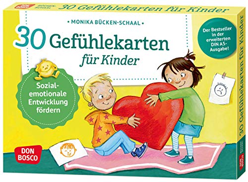 30 Gefühlekarten für Kinder: Sozial-emotionale Entwicklung...