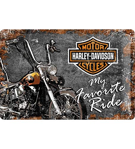 Nostalgic-Art Retro Blechschild, 20 x 30 cm, Harley-Davidson –...
