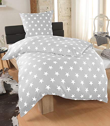 DreamHome 2 teilige Sterne Bettwäsche, Bettbezug in der Größe...