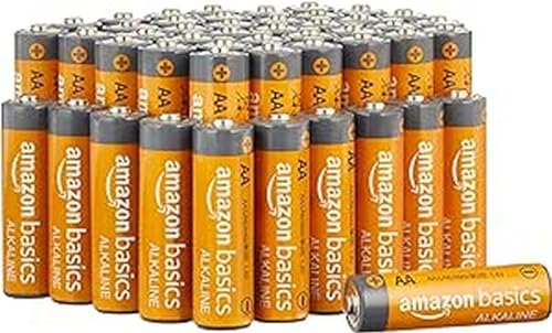 Amazon Basics AA-Alkalibatterien, leistungsstark, 1,5 V, 48...