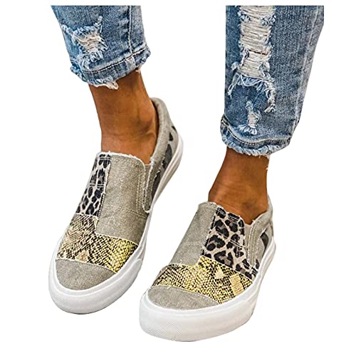 Sunnyuk Flache Schuhe Damen Sneakers, Leichte Atmungsaktiv...