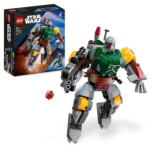 LEGO Star Wars Boba Fett Mech, baubare Actionfigur mit Blaster...