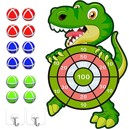 Wurfspiel Kinder Dartscheibe Set, 76cm Kinder Dartscheibe Klett,...