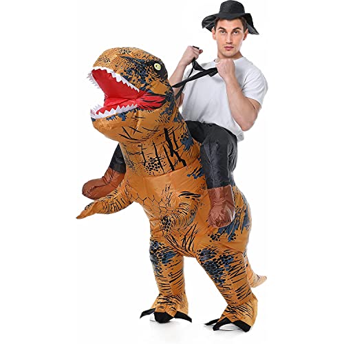CIBES Kostüm T Rex aufblasbar Dinosaurier Erwachsene Kostüm...