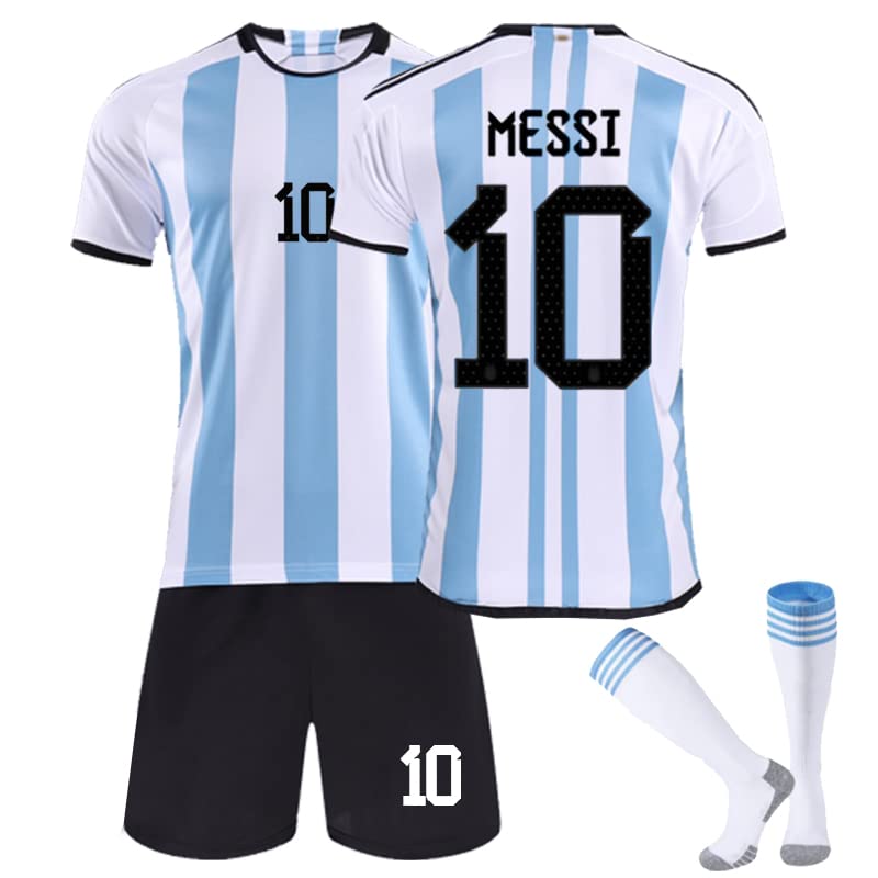 Strike Iron Fußballtrikot für Kinder, 2022 Nr. 10 Trikot Herren...