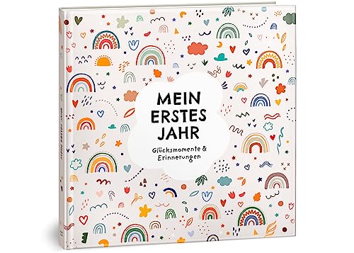 Babyalbum Mein erstes Jahr - Baby Erinnerungsbuch für die...