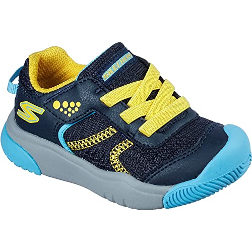 Skechers Baby-Jungen Mighty Toes Sneaker, Navy, 26 EU