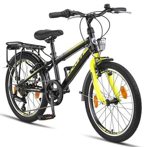 Licorne Bike Carter Premium Mountainbike in 20 Zoll Fahrrad für...