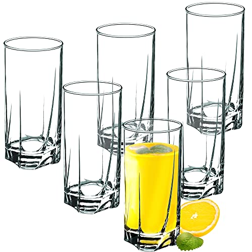 KADAX Trinkgläser aus hochwertigem Glas, 6er Set, Wassergläser,...