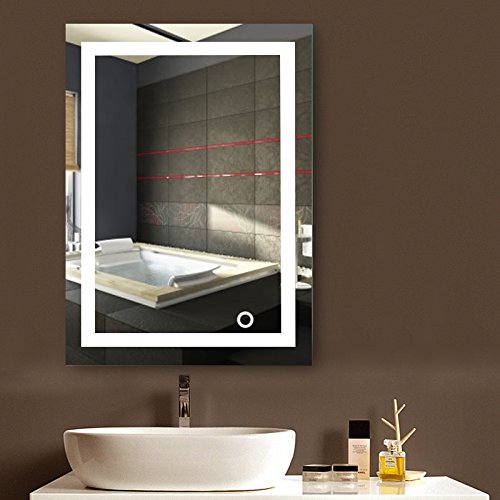 MUPAI Badspiegel LED Badezimmerspiegel Beleuchtet Bad Spiegel...