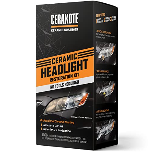 CERAKOTE Ceramic Headlight Restoration Kit – matte und blinde...