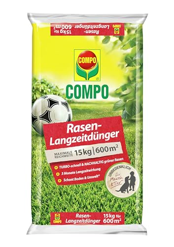 COMPO Rasendünger mit 3 Monaten Langzeitwirkung - Frühjahr -...