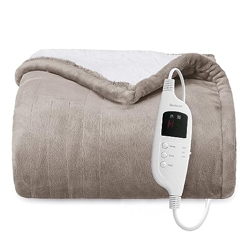 BEDSURE Heizdecke klein mit Abschaltautomatik, Elektrische...