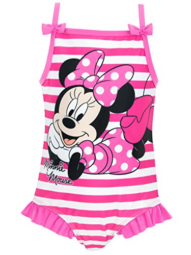 Disney Mädchen Badeanzug Minnie Mouse Rosa 104