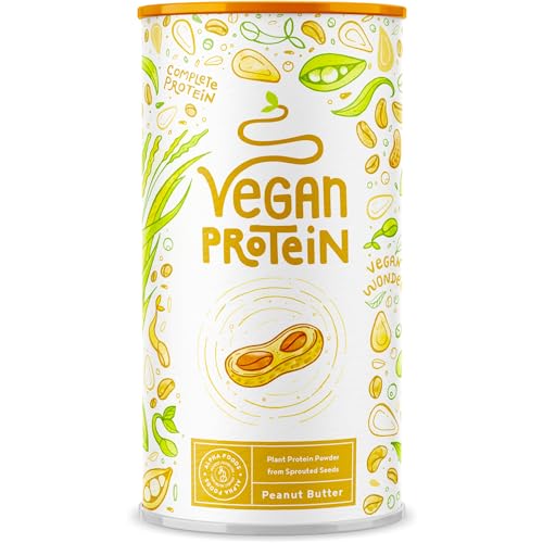 Vegan Protein - ERDNUSSBUTTER - Pflanzliches Proteinpulver aus...