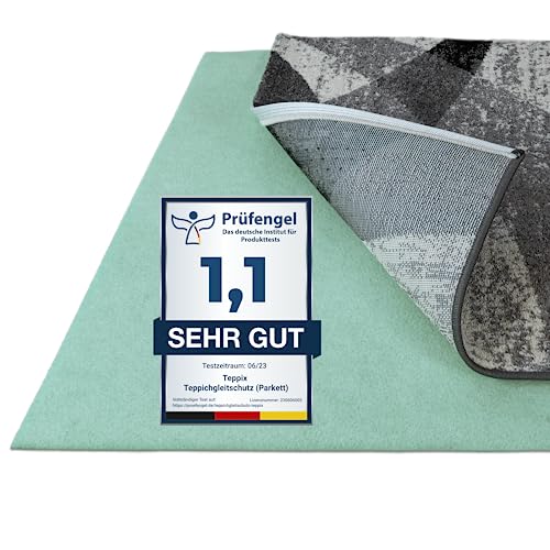 TEPPIX® Parkett - Antirutschmatte für Teppich auf Parkett,...