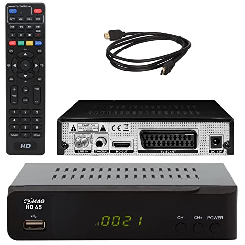 Comag HD45 Digitaler HD Sat Receiver (Full HD, HDTV, DVB-S2,...